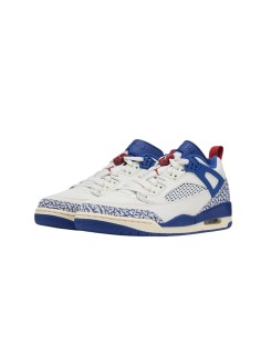 Jordan spizike low Bianca/blu